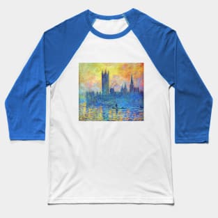 Houses of Parliament by Claude Monet Baseball T-Shirt